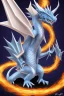 Placeholder: A Blue eyes withe dragon of yu gi oh,