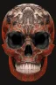 Placeholder: A beautiful highly detailed ornate intricate portrait of a flaming demon skull made of shiny obsidian glass :: reflective, glassy :: subtractive lighting, backlit :: by John William Waterhouse, Greg Rutkowski, HR Giger :: hyperrealistic, hyper detailed, photorealistic :: epic, incredible composition, amazing depth, meticulously composed, 16k resolution concept art :: fantasy magazine cover art