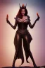 Placeholder: Raquel Welch as evil queen in black leather, leather, busty, cleavage, angry, stern look. character design by cory loftis, fenghua zhong, ryohei hase, ismail inceoglu and ruan jia. unreal engine 5, artistic lighting, highly detailed, photorealistic, fantasy