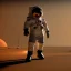 Placeholder: astronaut watching tv on mars unreal engine 5, octan render