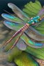 Placeholder: dragonfly, detailed, realistic, cute, vivid colors