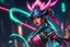 Placeholder: Akali in 8k anime drawing style, akali custom, msak, close picture, rain, neon, intricate details, highly detailed, high details, detailed portrait, masterpiece,ultra detailed, ultra quality