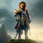 Placeholder: anthropomorphic Lion Warrior, realistic, HD4k, watery cloud background, close up shot,
