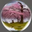 Placeholder: large glass globe filled with intricate, cherry blossom tree, beautiful, peaceful, gorgeous,, ornate, 8k, high-quality, fine-detail, intricate, digital art, brian froud, howard lyon, selina french, anna dittmann, annie stokes, Greg Rutowski