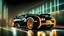 Placeholder: bugatti veyron glowing lights effect , rear view, desktop wallpaper, 4K, Cinematic