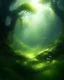 Placeholder: Nature-infused achievement visualization, realistic digital art, lush greenery, fantasy style, 3:4 aspect ratio, dreamy atmosphere, ethereal lighting, detailed foliage, tranquil