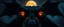 Placeholder: eyes of dracula bat hound with the moon as the pupils