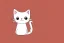 Placeholder: cute cat illustration isolated