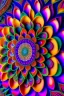 Placeholder: psychedelic mandala made out of flowers, feathers, ultra detailed, photorealistic, vivid colours, intricate details, in the style of Elspeth McLean, 32k