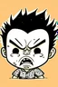 Placeholder: angry in the style of yoshimoto nara, kawaii art,