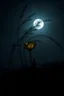 Placeholder: A mysterious plant that blooms only on the night of the full moon, Dark moody lighting, hidden exposure method, wind, 16k, high resolution