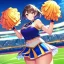 Placeholder: Clear focus,High resolution,High quality, Cheerleader, Smiling