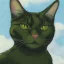 Placeholder: Portrait of a cat by Van Gogh