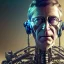 Placeholder: A portrait of post-apocalypse cyborg BILL GATES in a cyberpunk city, sci-fi fantasy style, volumetric lighting, particales,highly detailed,cinamatic, deep colours,8k. 3D octane render, annie stokes, lisa parker,