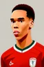 Placeholder: Trent Alexander-Arnold English soccer player player 2d cartoon