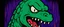 Placeholder: monster more angry and more 90s style, angry fast, extreme, wild, so so angry, red and purple background with 90s style slashes, 45 degree angle