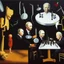 Placeholder: Complex Surgical Instruments crossing over Putin,President Xi jinping,Joe Biden Play Chess with a Newborn Boy,black background,surrealism,minimalism,Painting By Adrian Ghenie,Michelangelo,Rene Magritte,Lucian Freud,Salvador Dali,Pablo Picasso