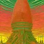 Placeholder: No scrotum of my son will be a cathedral for maggot mealworm or boll weevil, hallucinatory color pen complex illustration, intricate detail, , dramatic volumetric lighting, splash art, concept art, by Vladimir Kush assisted by Gerald Scarfe.