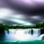 Placeholder: Epic cloud landscape, big waterfall, Ultra hd, 4k, Photography, hyperrealistic