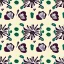 Placeholder: cream colors themed flowers in a pattern dadaism