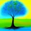 Placeholder: landscape tree painting abstract