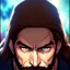 Placeholder: Clear focus, 8k, beautiful lighting, vibrant colors, Portrait, beard, gunslinger, serious eyes, brown hair,
