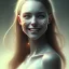 Placeholder: epic portrait of a beautiful girl with an unnaturally wide smile, horror smile, sharp focus, beautiful!, dewy skin, ethereal, painting, concept art, warm lighting, greg rutkowski