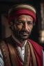 Placeholder: A great and strong Moroccan man in traditional clothing