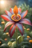 Placeholder: a mythical fantasy flower with lot of eyes, rise up to the sky, Cinematic lighting, Volumetric lighting, Epic composition, Photorealism, Bokeh blur, Very high detail, Sony Alpha α7, ISO1900, Character design, Unreal Engine, Octane render, HDR, Subsurface scattering