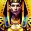 Placeholder: Epic massive Portrait of beautiful voloptuos Cleopatra estilo Gustav Klimt 4k