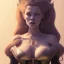 Placeholder: Brigitte Bardot as evil queen in black leather, leather, busty, cleavage, angry, stern look. character design by cory loftis, fenghua zhong, ryohei hase, ismail inceoglu and ruan jia. unreal engine 5, artistic lighting, highly detailed, photorealistic, fantasy.