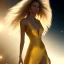 Placeholder: beautiful cosmic golden male, long hair, nice smiling, delicate colors, beautiful glamour galactic golden dress, ultra sharp focus, 8k, unreal engine 5, extremely sharp detail, light effect, soft light atmosphere of a spaceship, smooth, full of details, face in front, complete vision of face and body