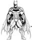 Placeholder: real massive batman, coloring page, full body (((((white background))))), only use an outline., real style, line art, white, clean line art, white background, Sketch style.