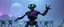 Placeholder: A robot named Dave started doing the splits, Blew a fuse in his hips and short-circuited his bits, The Martian fluffy gremlins went wild, the Plutonians screamed, Even black-and-white aliens turned ultraviolet green! in the style of fallout 4 and HR Giger
