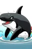 Placeholder: orca cartoon