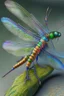 Placeholder: dragonfly, detailed, realistic, cute, vivid colors