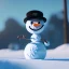 Placeholder: Kar küresi, snow man snow ball kid unreal engine 5, 8k