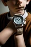 Placeholder: a boy with a timex stopped watch on his wrist