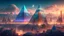 Placeholder: Cyberpunk cityscape, endless cyberpunk cityscape, cyberpunk pyramid