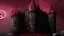 Placeholder: dark blood red colored, Vampire castle,