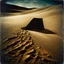 Placeholder: Photorealistic polaroid nothingness and distress, wooden void, wasteland night Max Ernst Hieronymus Bosch, volumetric light, shot on Hasselblad, movie shot, details of the sand accentuated, nightmare, hypermaximalist