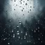 Placeholder: Hyper Realistic Rain Drops & Droplets Texture on Glass with dramatic & cinematic ambiance