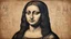 Placeholder: The Mona Lisa, ancient egyptian hieroglyphic style portait, detailed
