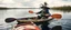 Placeholder: troll in kayak