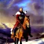 Placeholder: portrait of 'The Northman-Viking King on horse',ancient metal armor,castle,army, snow, cold, painting by gaston bussiere, greg rutkowski, yoji shinkawa, yoshitaka amano, tsutomu nihei, donato giancola, tim hildebrandt, evan lee,oil on canvas, cinematic composition, extreme detail,fit full head inside picture,16k