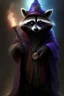 Placeholder: evil Raccoon wizard