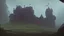 Placeholder: gloomy castle in the rocky fields