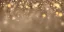 Placeholder: Festive abstract bokeh background - golden bokeh lights, beige - New Year, Anniversary, Wedding, banner