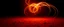 Placeholder: swirling trails of light in the background, natural red tones, brown dirt ground long bottom, dark background