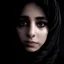 Placeholder: Girl Veiled black